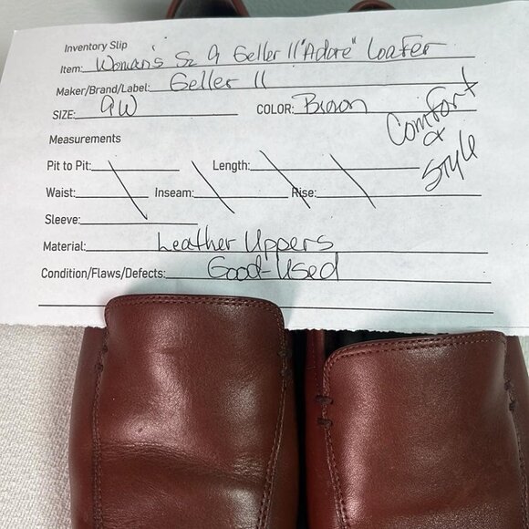 Geller II Sz 9 Adore Loafer Business Casual Comfort Style Lagenlook Pristine - Picture 2 of 8